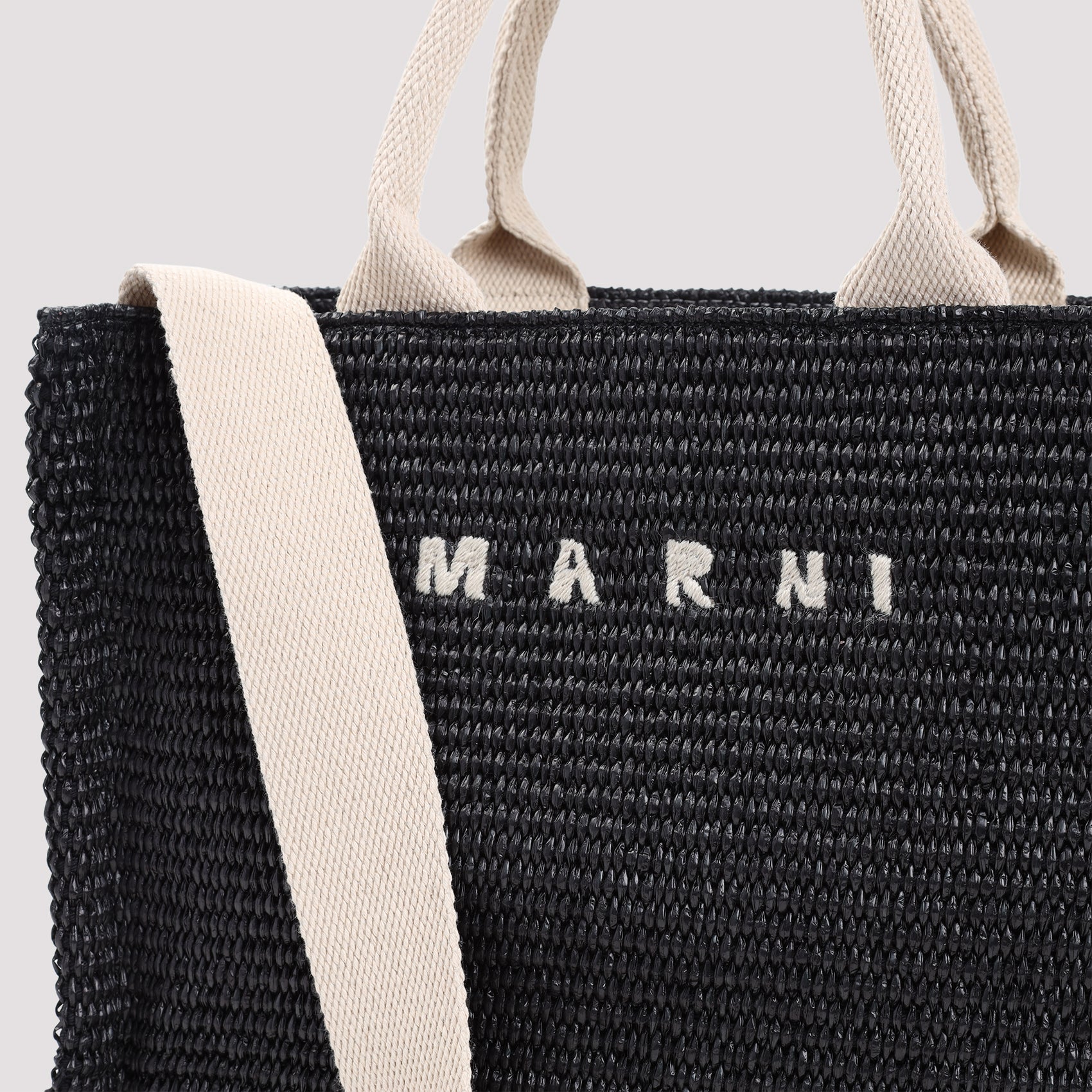 Marni Raffia East - West Tote Bag - WOMEN BAGS - Marni - T.Luxy