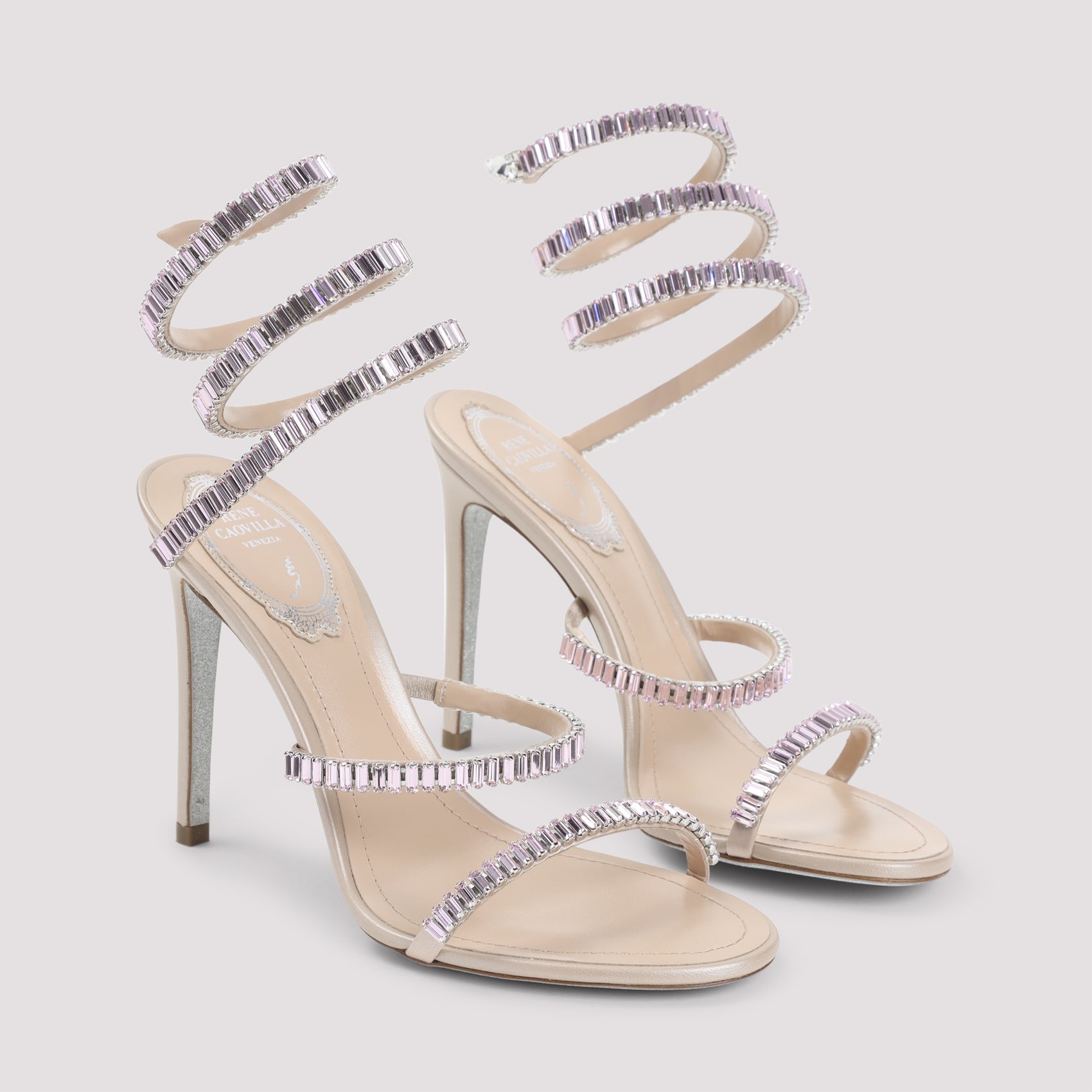 Rene` Caovilla Sandals - Nude & Neutrals | 105b6bc649fb105fce98e0cd84868316d3c48961