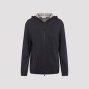 Brunello Cucinelli Hooded Cardigan - WOMEN CLOTHING - Brunello Cucinelli - T.Luxy