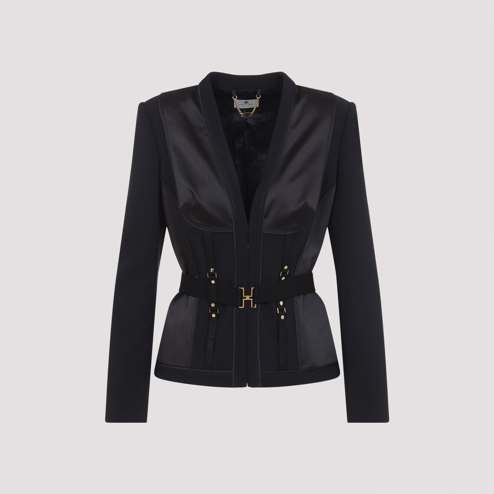 Elisabetta Franchi Jackets - Black | 1be61c8b9b8b23e552374508e8ae0f3074c223eb