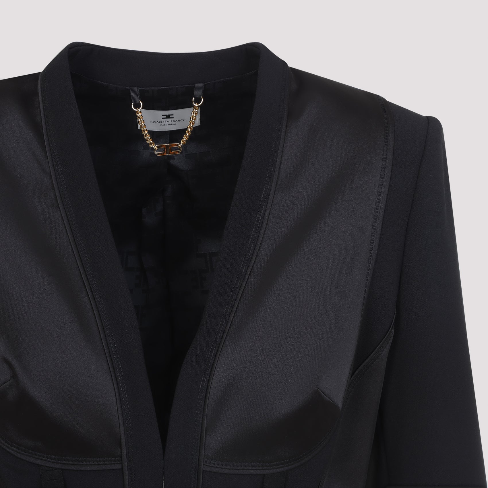 Elisabetta Franchi Jackets - Black | 83cdb89f7b1f1ff599efca15d4fde792b8f106ea