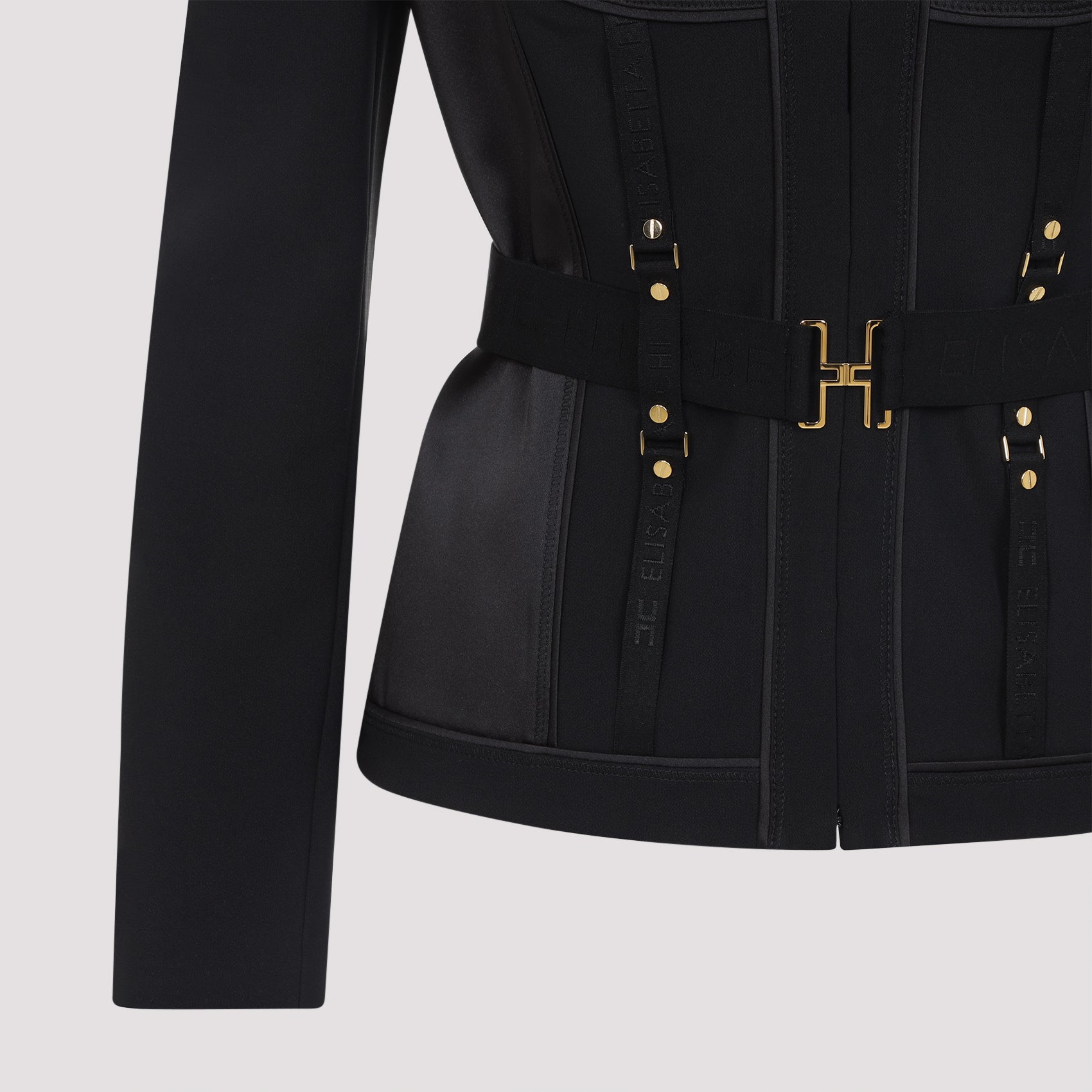 Elisabetta Franchi Jackets - Black | 377919aa3064aec118458540a1c69c36aae5332d
