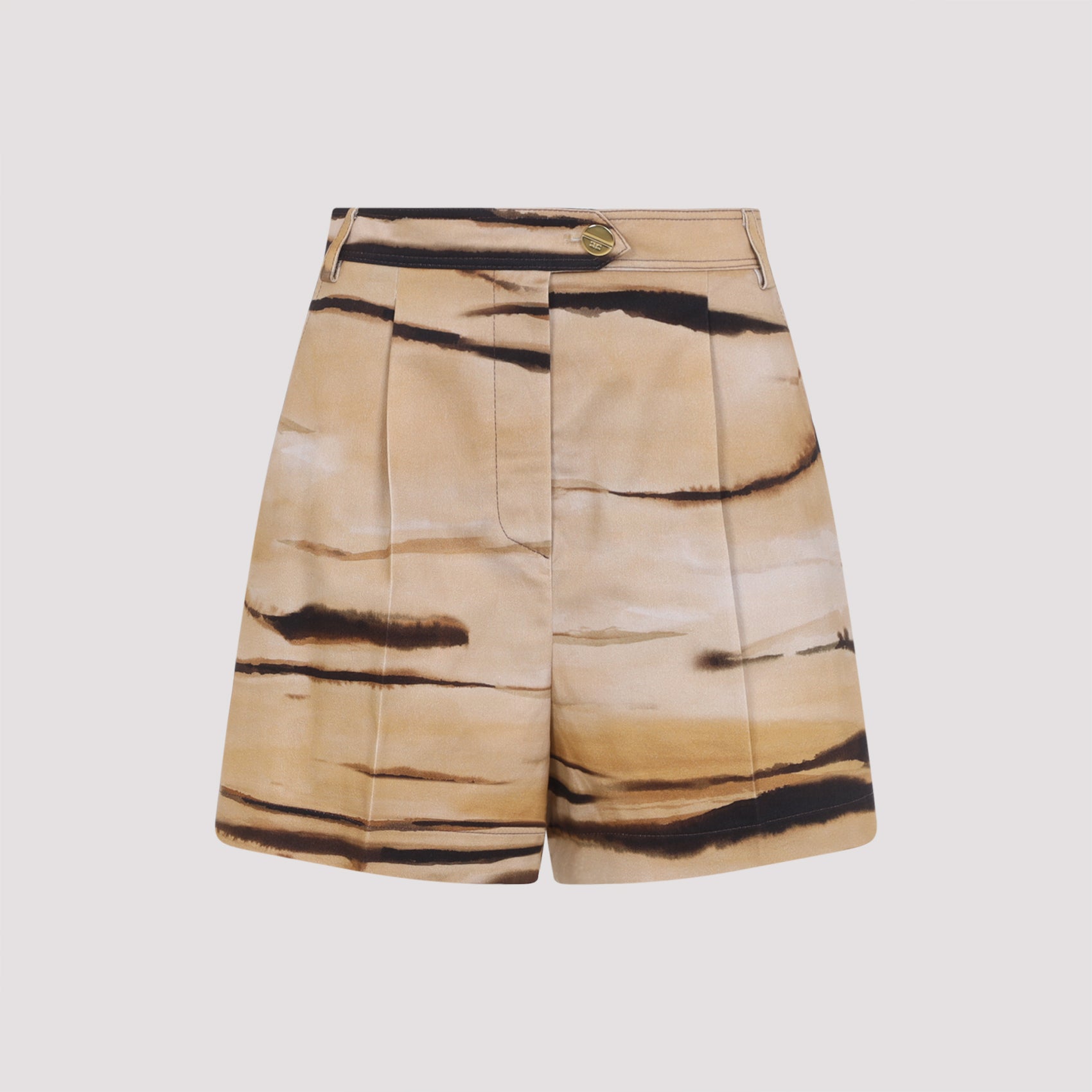 Elisabetta Franchi Bermuda - Nude & Neutrals | 8606b0453aa4e1f574613f2c35d5aa1cd631ca14