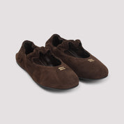 Miu Miu Ballerinas - Brown | 67d0dbf931d53a6d4e20d0ed6bf8028161c3f569