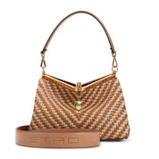 Etro Vela M Rafia Shoulder Bag - WOMEN BAGS - Etro - T.Luxy