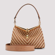 Etro Vela M Rafia Shoulder Bag - WOMEN BAGS - Etro - T.Luxy
