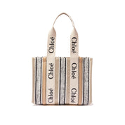 Chloé Woody Medium Tote Bag - WOMEN BAGS - CHLOE' - T.Luxy