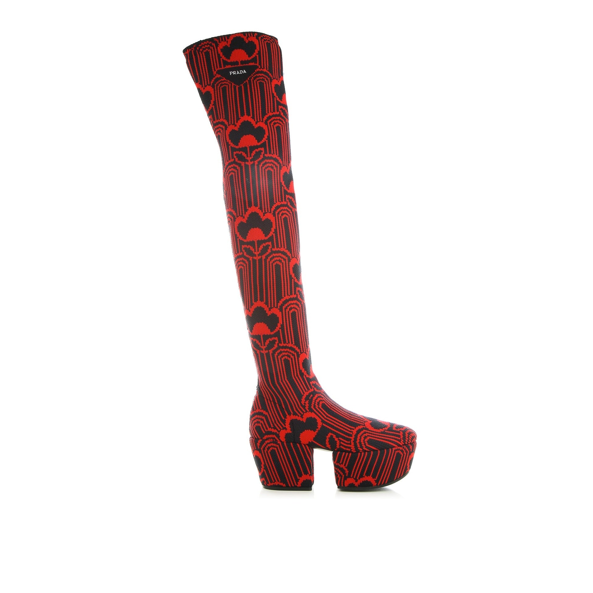 Jaquard Embroidered Boots