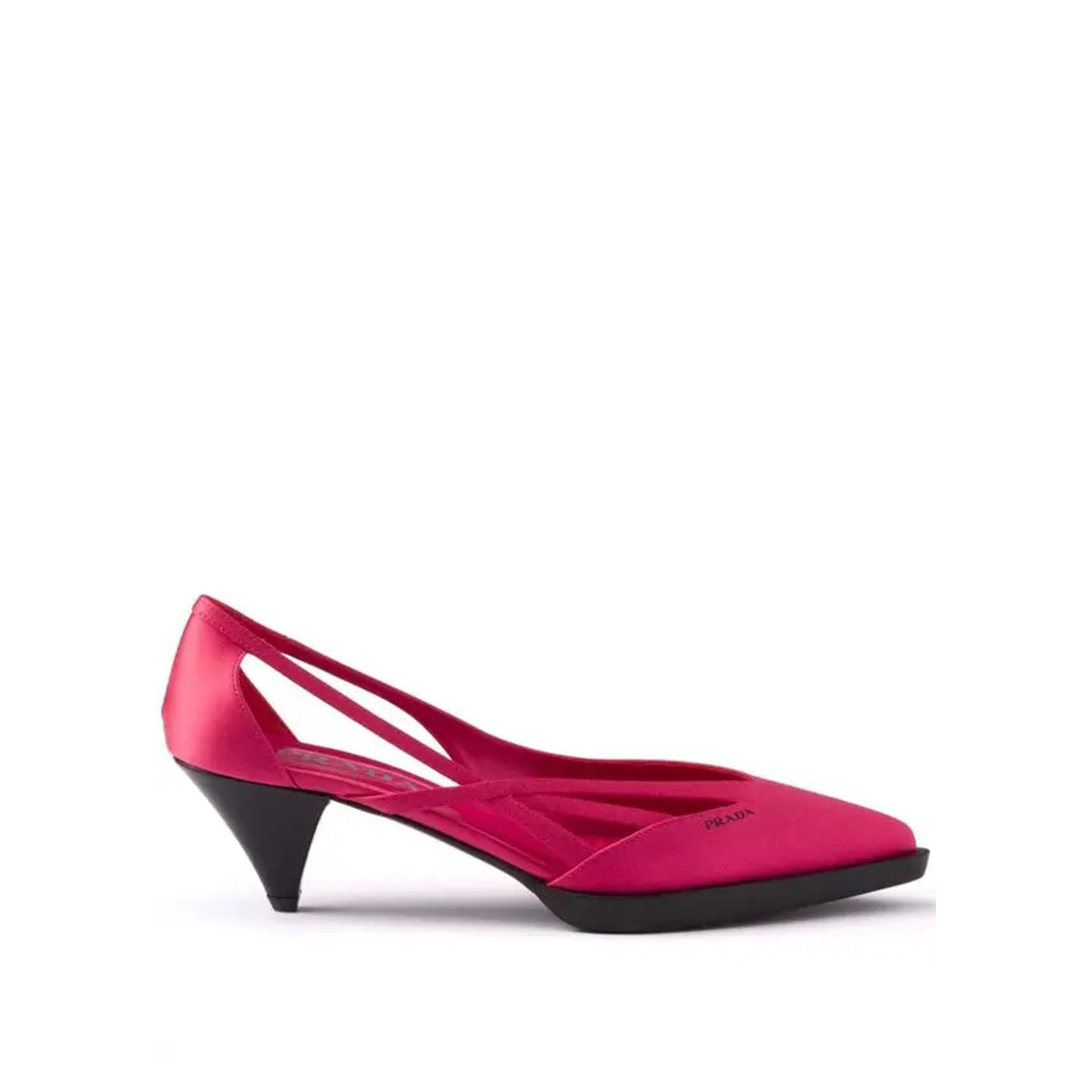 55mm Satin Cut Out Pumps