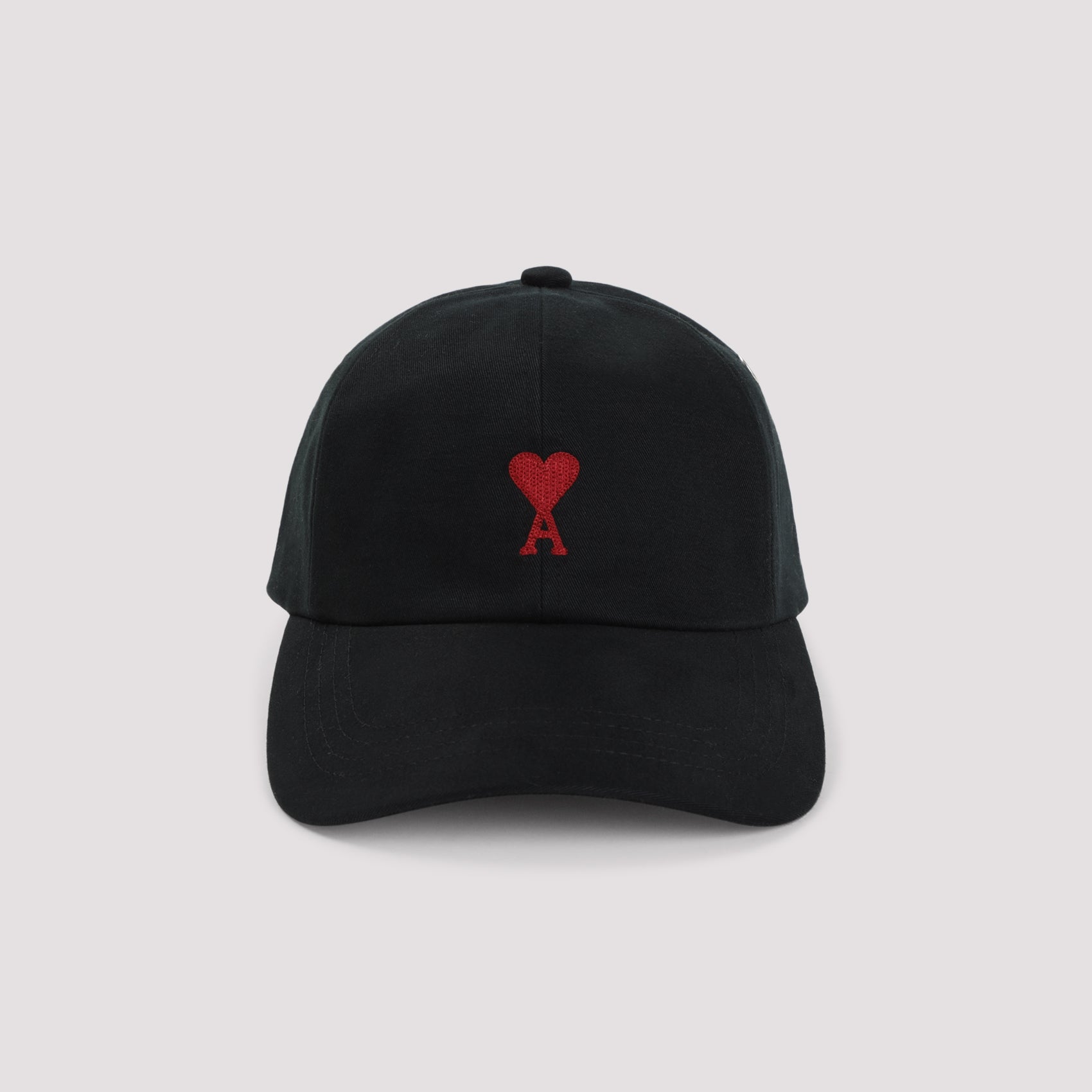 Ami Red Adc Embroidery Hat - MEN ACCESSORIES - Ami Paris - T.Luxy