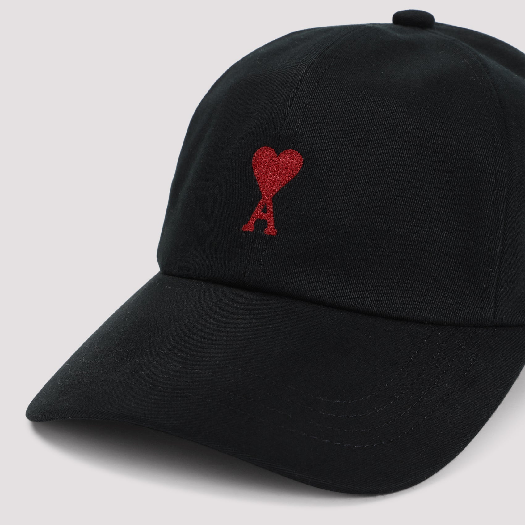 Ami Red Adc Embroidery Hat - MEN ACCESSORIES - Ami Paris - T.Luxy
