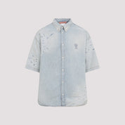 Acne Studios Shirts - Blue | 52a6eb8e3faf1a9bebb9ed65c23f64d9611081e1