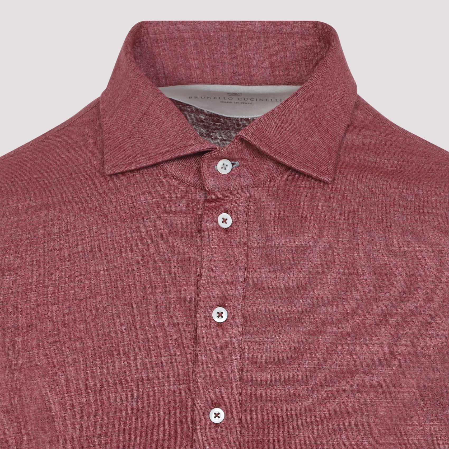Brunello Cucinelli Polo - Red | 1ce0f23305815caab2853d6a98799b5a7240be26