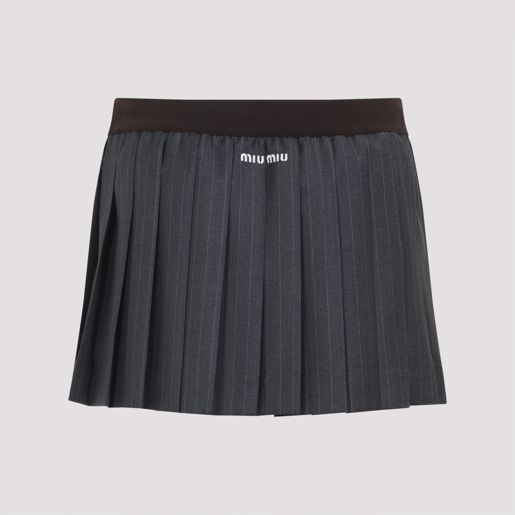 Miu Miu Mini skirts - Grey | a3b7e389f89b5efc52399045dd8bb6b88fc0cd04