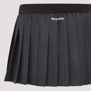Miu Miu Mini skirts - Grey | 99c531c619018812c48c896c3d58b5ab52a6dac6