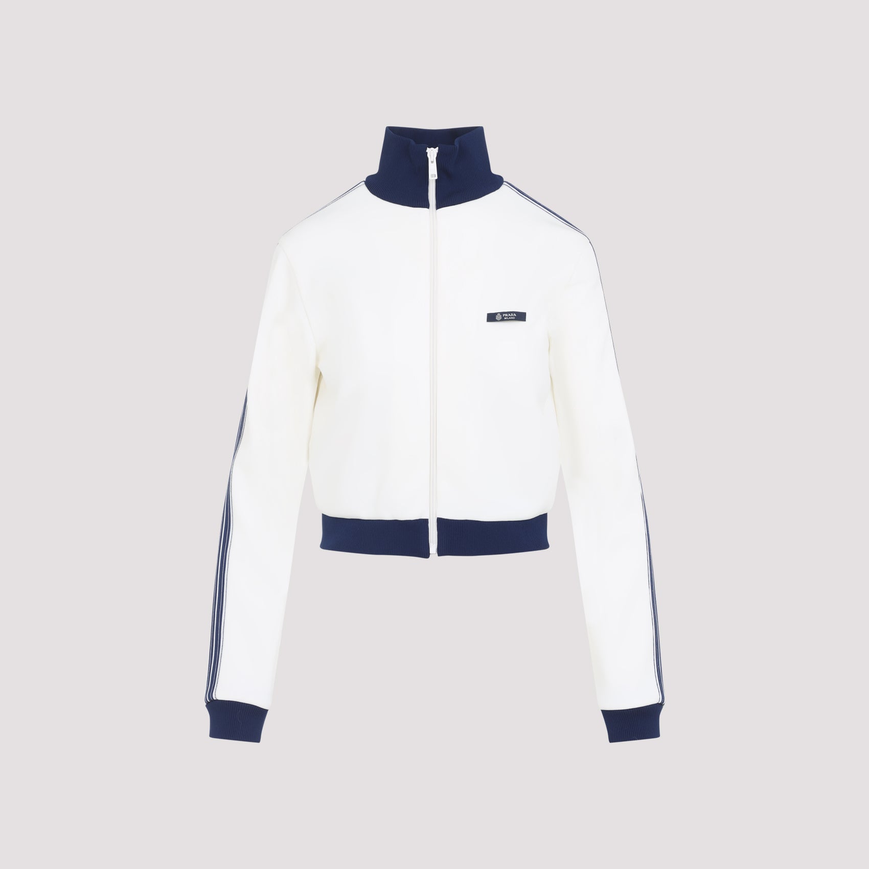 Prada Zip - Up Logo Jacket - WOMEN CLOTHING - Prada - T.Luxy