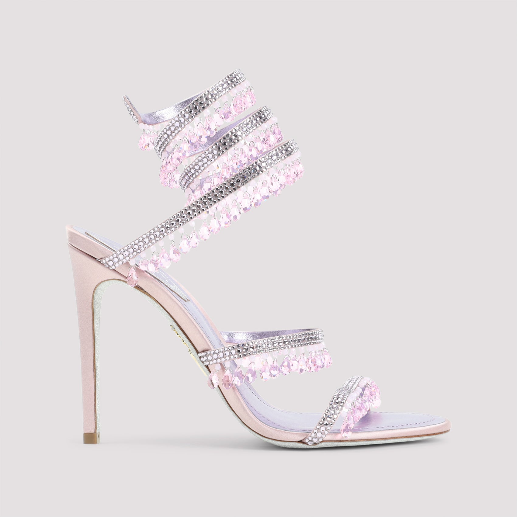 Rene` Caovilla Sandals - Pink & Purple | 54cded613e4d143bd88342b6448f4a4ba28ad150