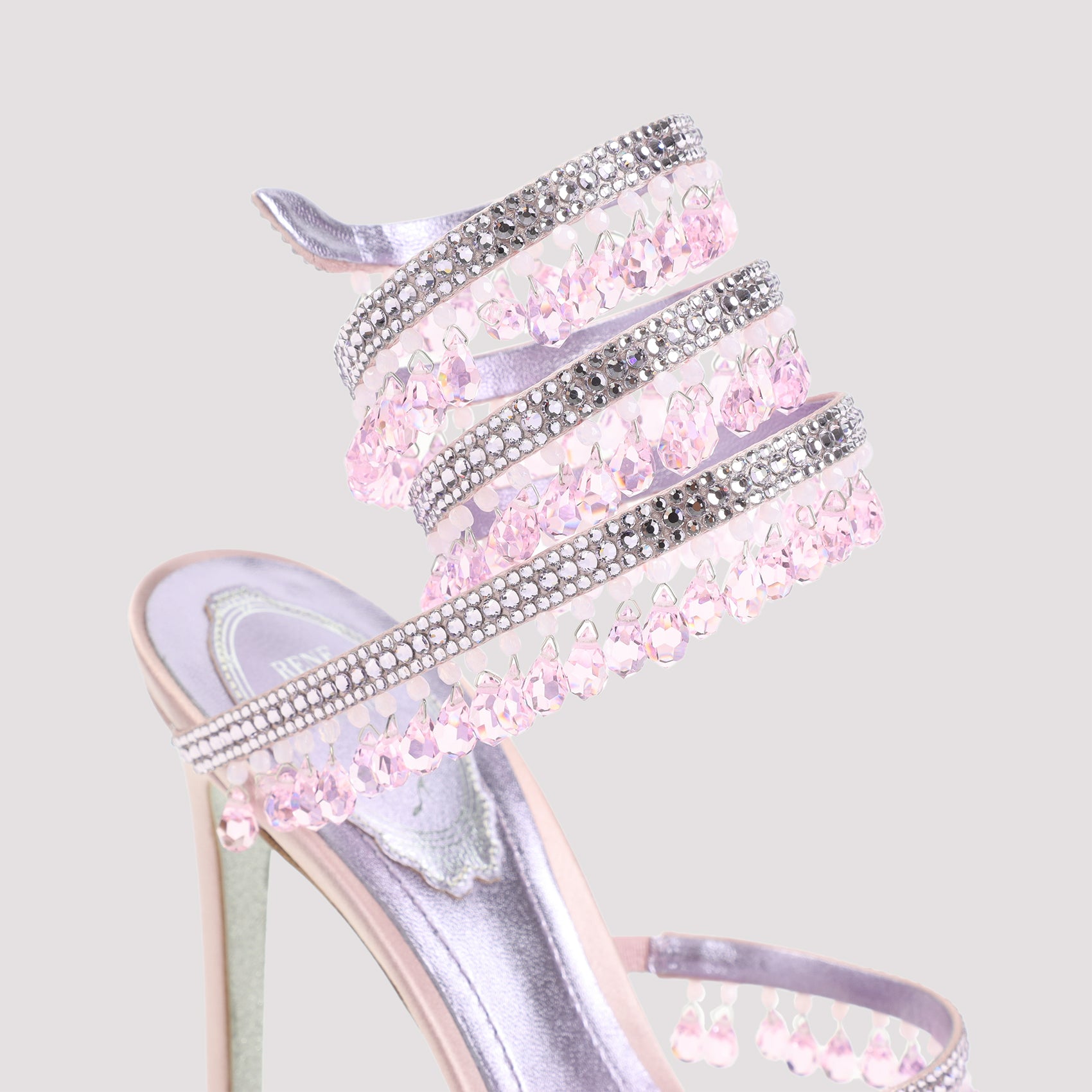 Rene` Caovilla Sandals - Pink & Purple | b691e33341086ed031dc363f67bd8e09f1f801e1