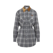 Miu Miu Midi dresses - Grey | b9b0f32bef3b24fa88fb95fac8a7eebb94525f78
