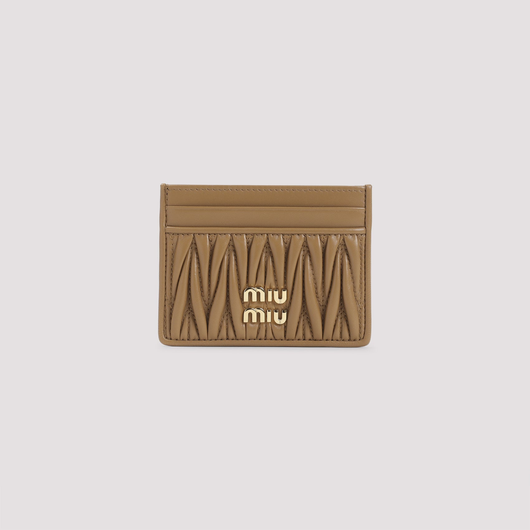 Miu Miu Credit card case - Brown | bb72266a33a0d53cdd73b43a6aa72c923c38fa79