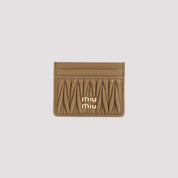 Miu Miu Credit card case - Brown | bb72266a33a0d53cdd73b43a6aa72c923c38fa79