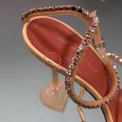 Amina Muaddi Gilda 105mm Sandals