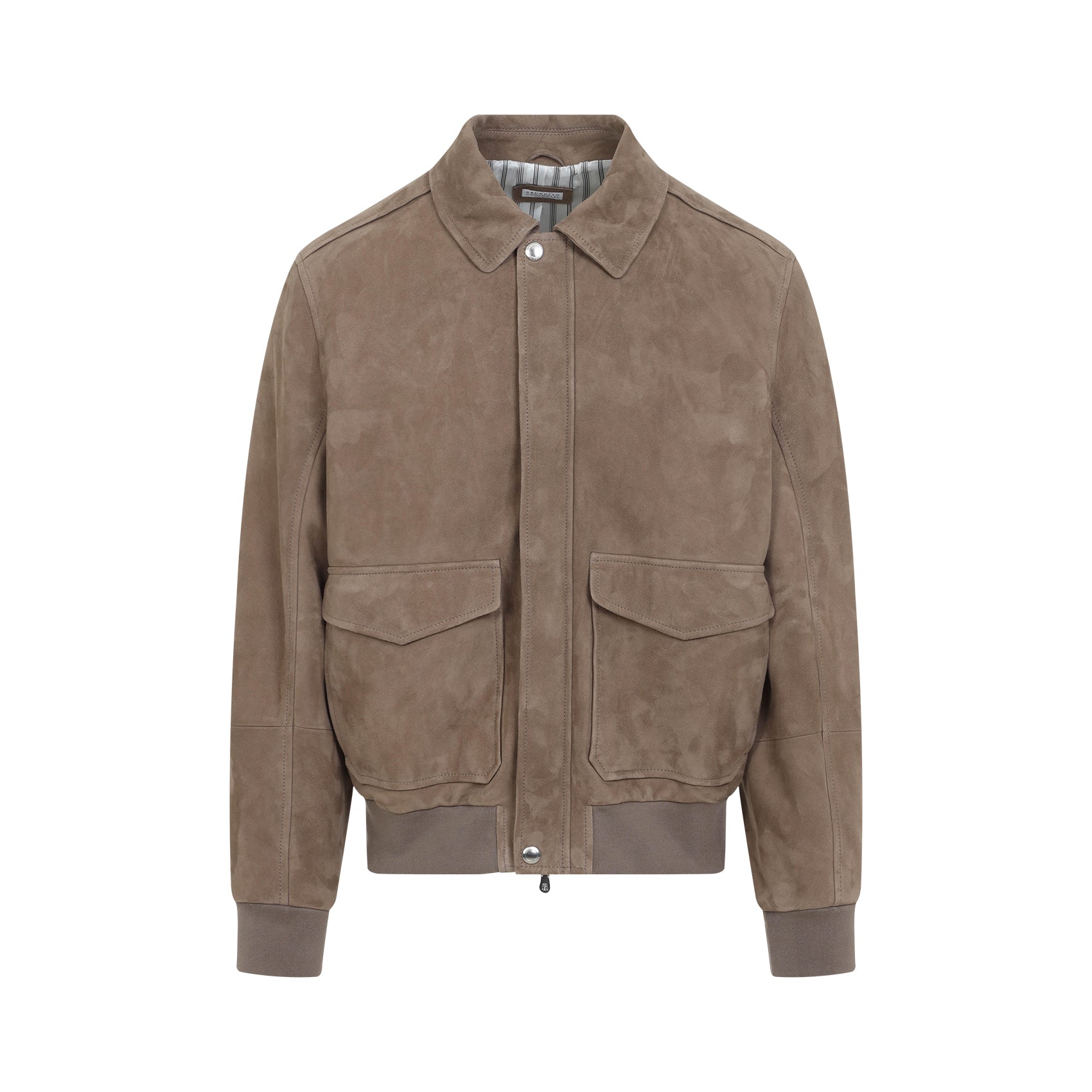 Brunello Cucinelli Leather Bomber Jacket - MEN CLOTHING - Brunello Cucinelli - T.Luxy
