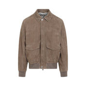 Brunello Cucinelli Leather Bomber Jacket - MEN CLOTHING - Brunello Cucinelli - T.Luxy