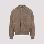 Brunello Cucinelli Leather Bomber Jacket - MEN CLOTHING - Brunello Cucinelli - T.Luxy
