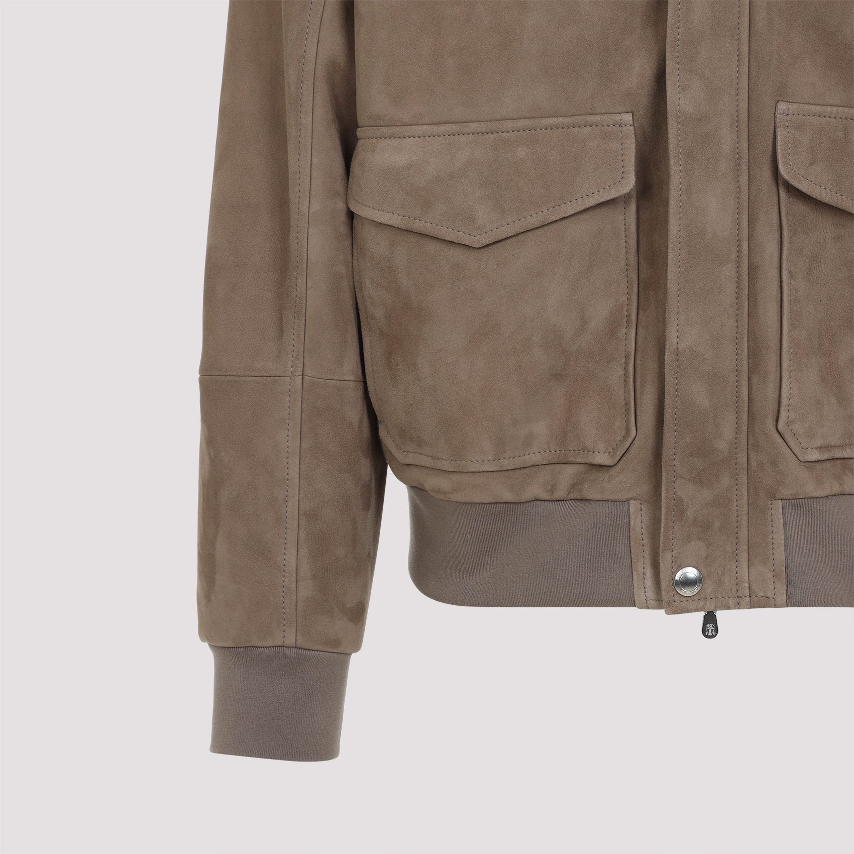 Brunello Cucinelli Leather Bomber Jacket - MEN CLOTHING - Brunello Cucinelli - T.Luxy