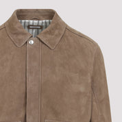 Brunello Cucinelli Leather Bomber Jacket - MEN CLOTHING - Brunello Cucinelli - T.Luxy
