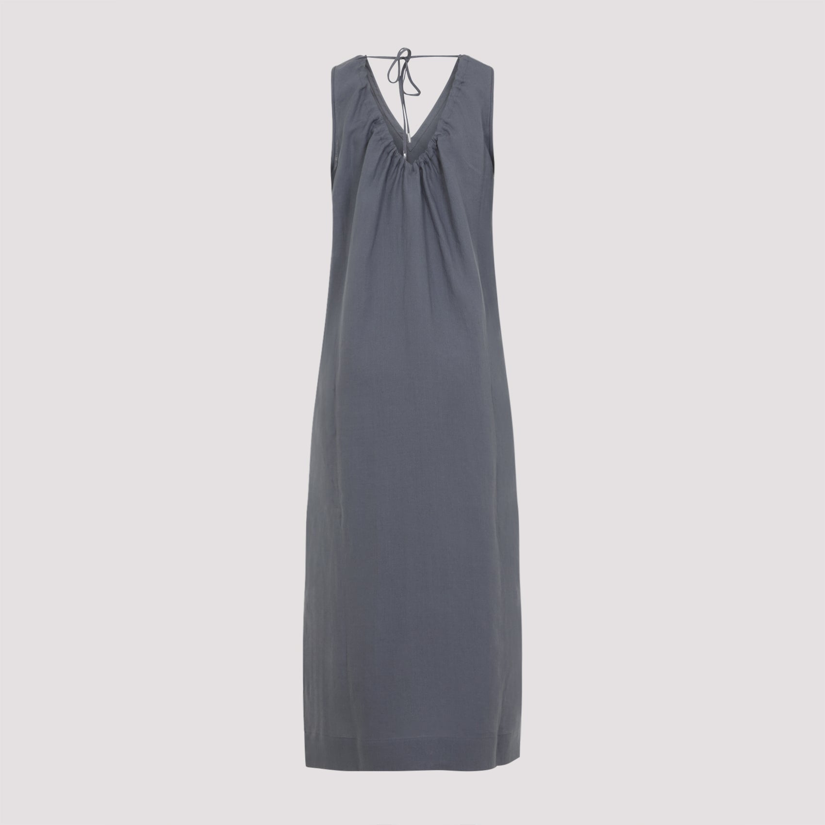 Peserico V - Neckline Long Dress - WOMEN CLOTHING - Peserico - T.Luxy