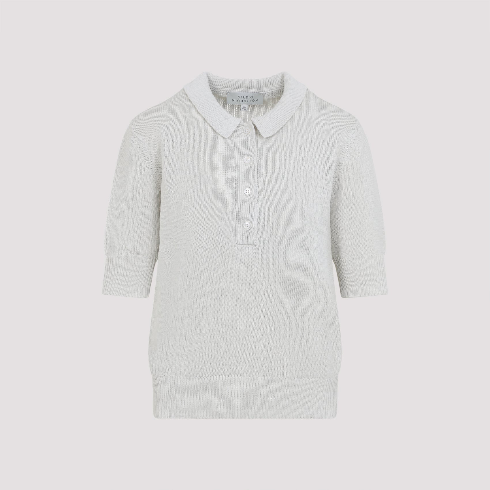 Studio Nicholson Polo - Nude & Neutrals | bcce055a588027a7449a47c4a13d2450b9de8ab7