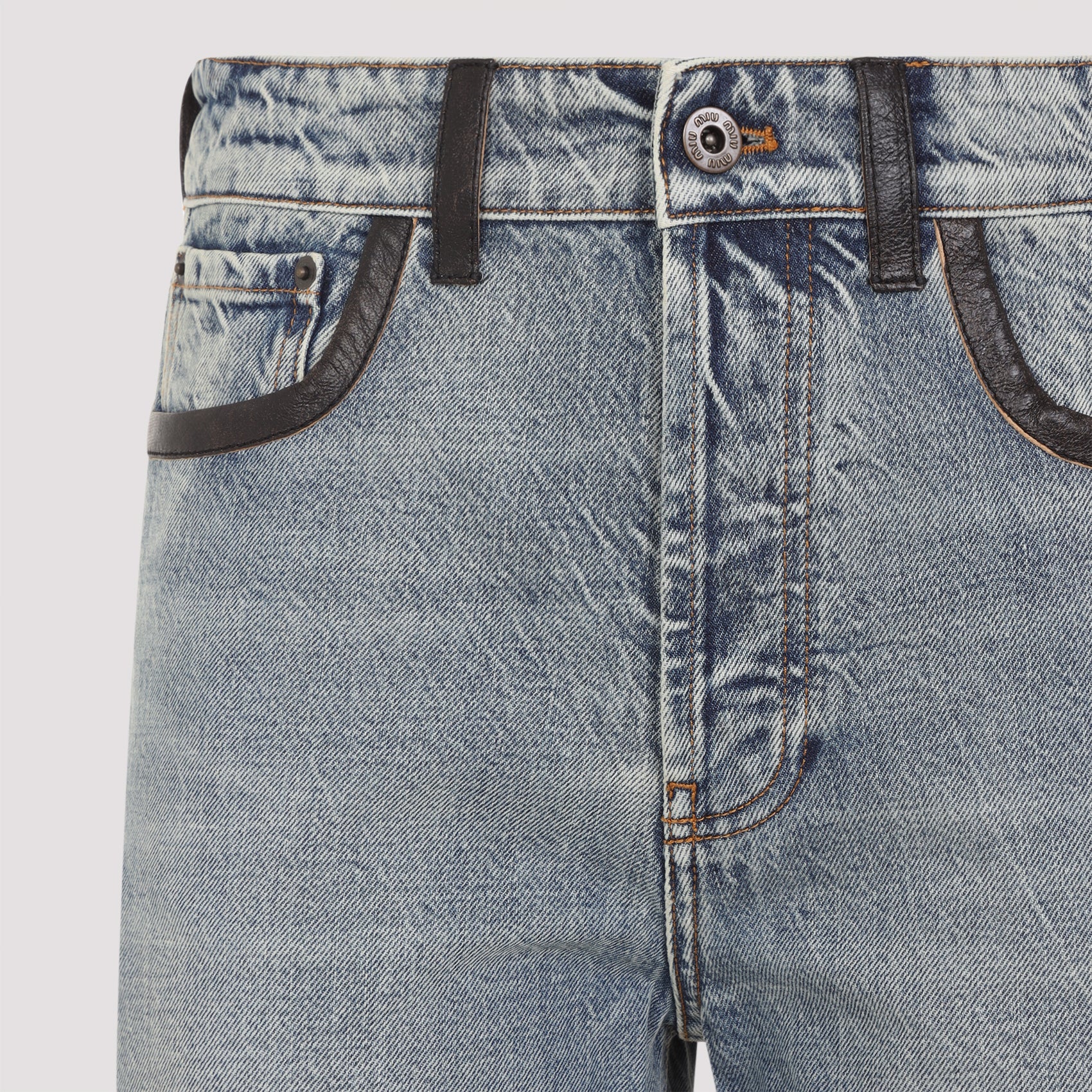 Miu Miu Jeans - Blue | 28bf5c4e47fb56375c402420567a848608379fa9