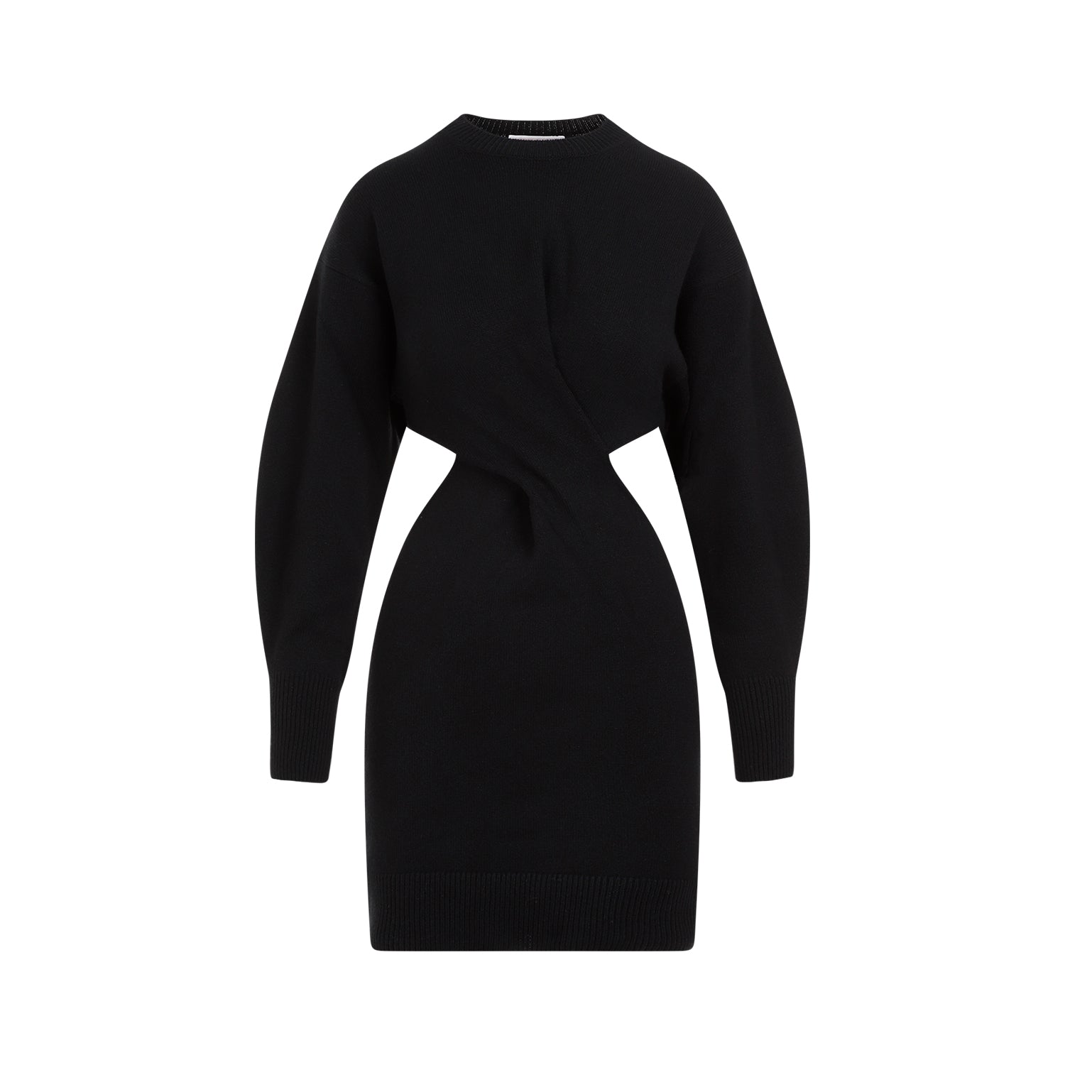 Alexander Mcqueen Wool Mini Dress - WOMEN CLOTHING - Alexander Mcqueen - T.Luxy