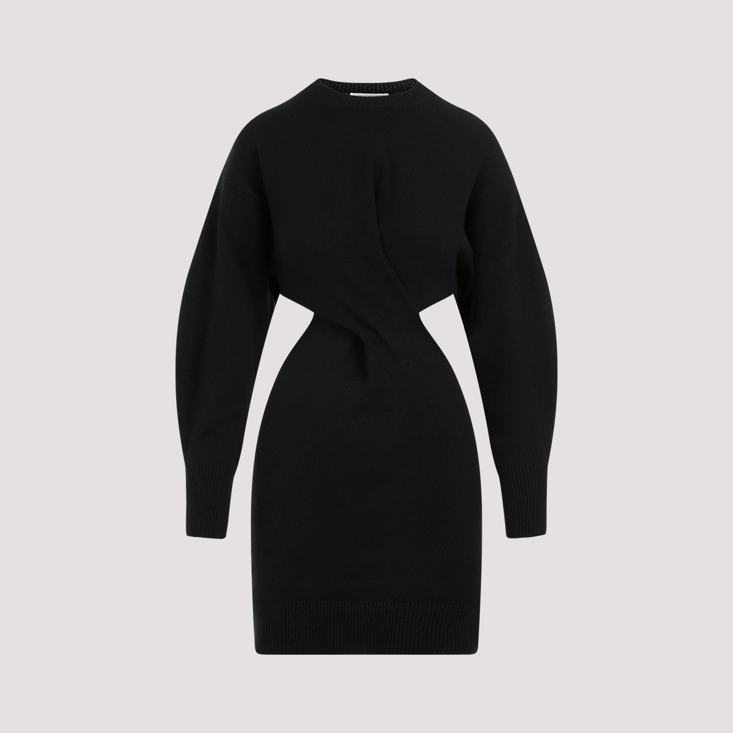 Alexander Mcqueen Wool Mini Dress - WOMEN CLOTHING - Alexander Mcqueen - T.Luxy