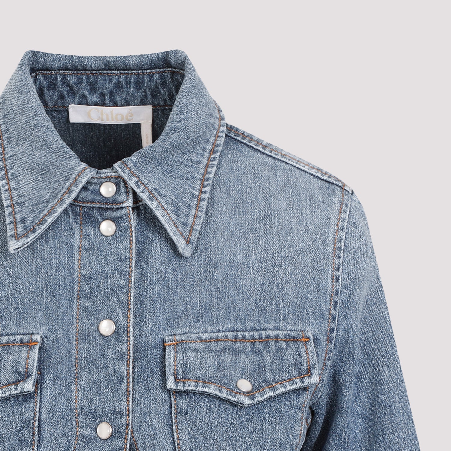 Chloe Denim&leather - Blue | 7622af3a6b4ed7e8070ea0976013d99c1bc167ab