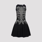 Alexander Mcqueen Viscose Mini Dress - WOMEN CLOTHING - Alexander Mcqueen - T.Luxy