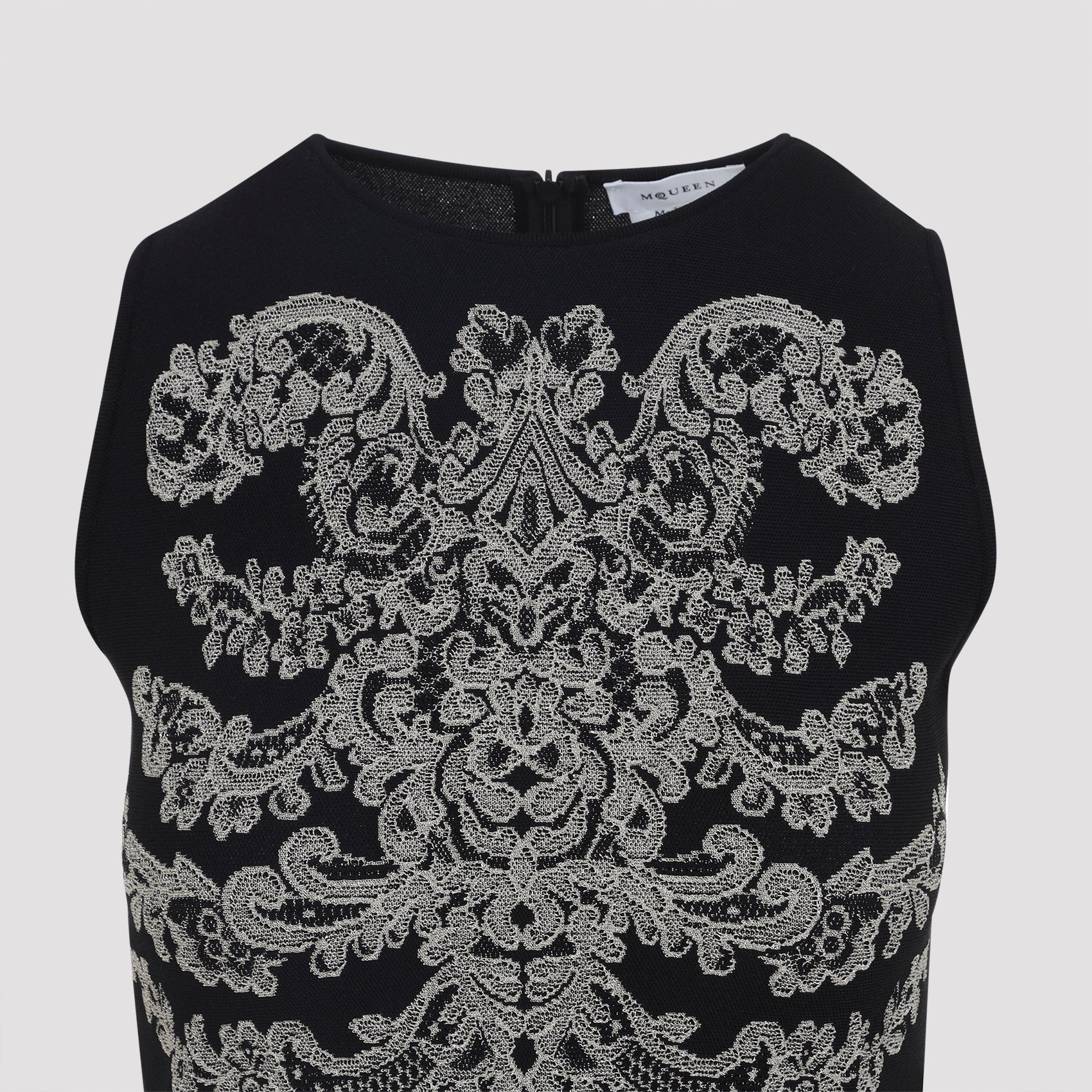 Alexander Mcqueen Viscose Mini Dress - WOMEN CLOTHING - Alexander Mcqueen - T.Luxy