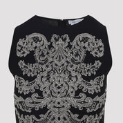 Alexander Mcqueen Viscose Mini Dress - WOMEN CLOTHING - Alexander Mcqueen - T.Luxy