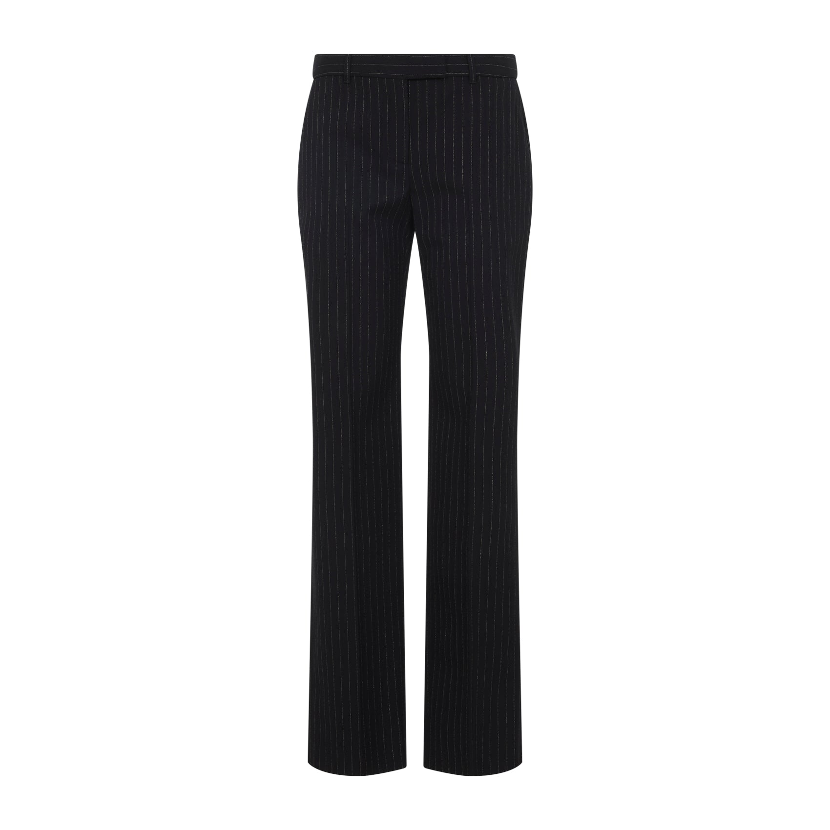 Alexander Mcqueen Pinstripe Lurex Pants - WOMEN CLOTHING - Alexander Mcqueen - T.Luxy