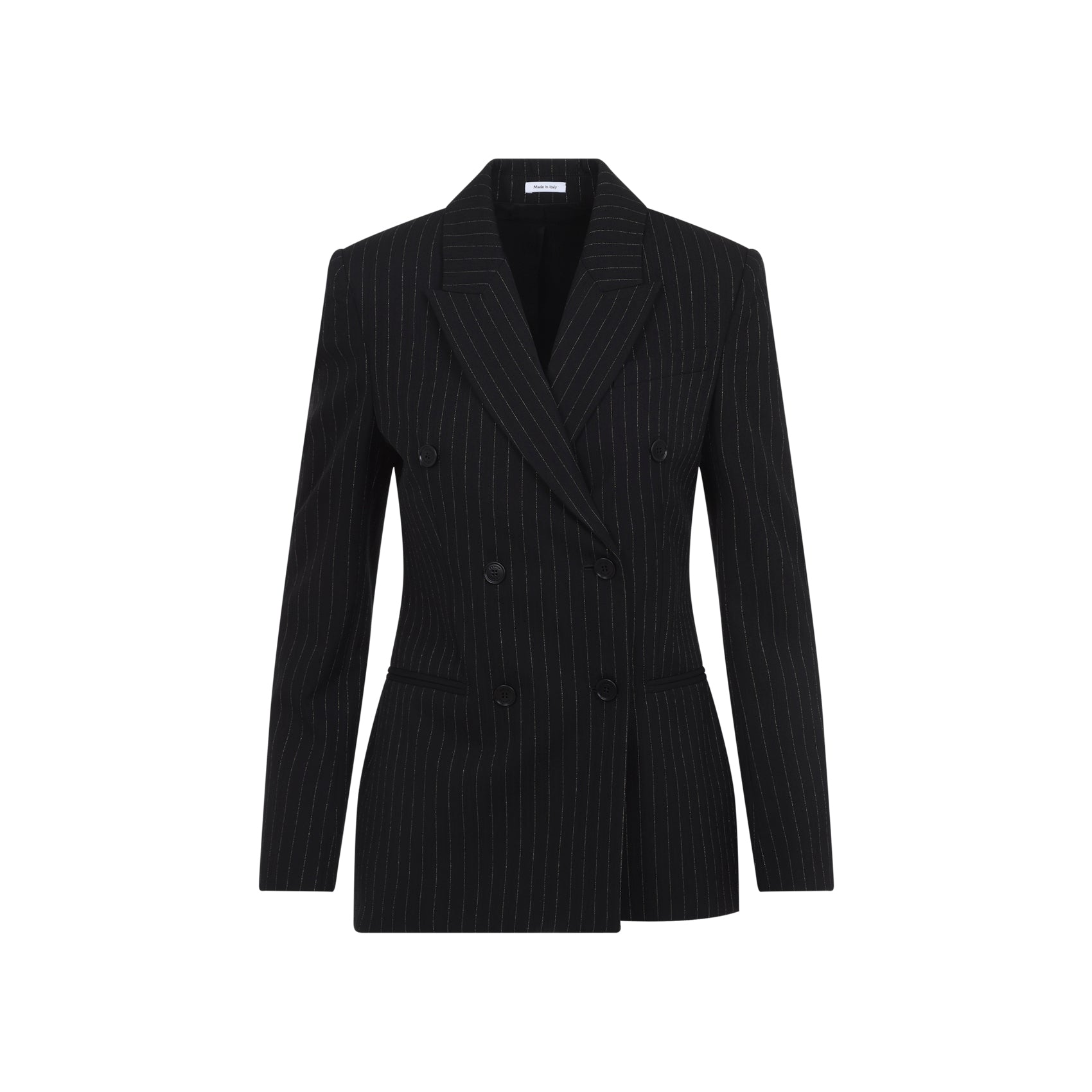 Alexander Mcqueen Pinstripe Lurex Jacket - WOMEN CLOTHING - Alexander Mcqueen - T.Luxy