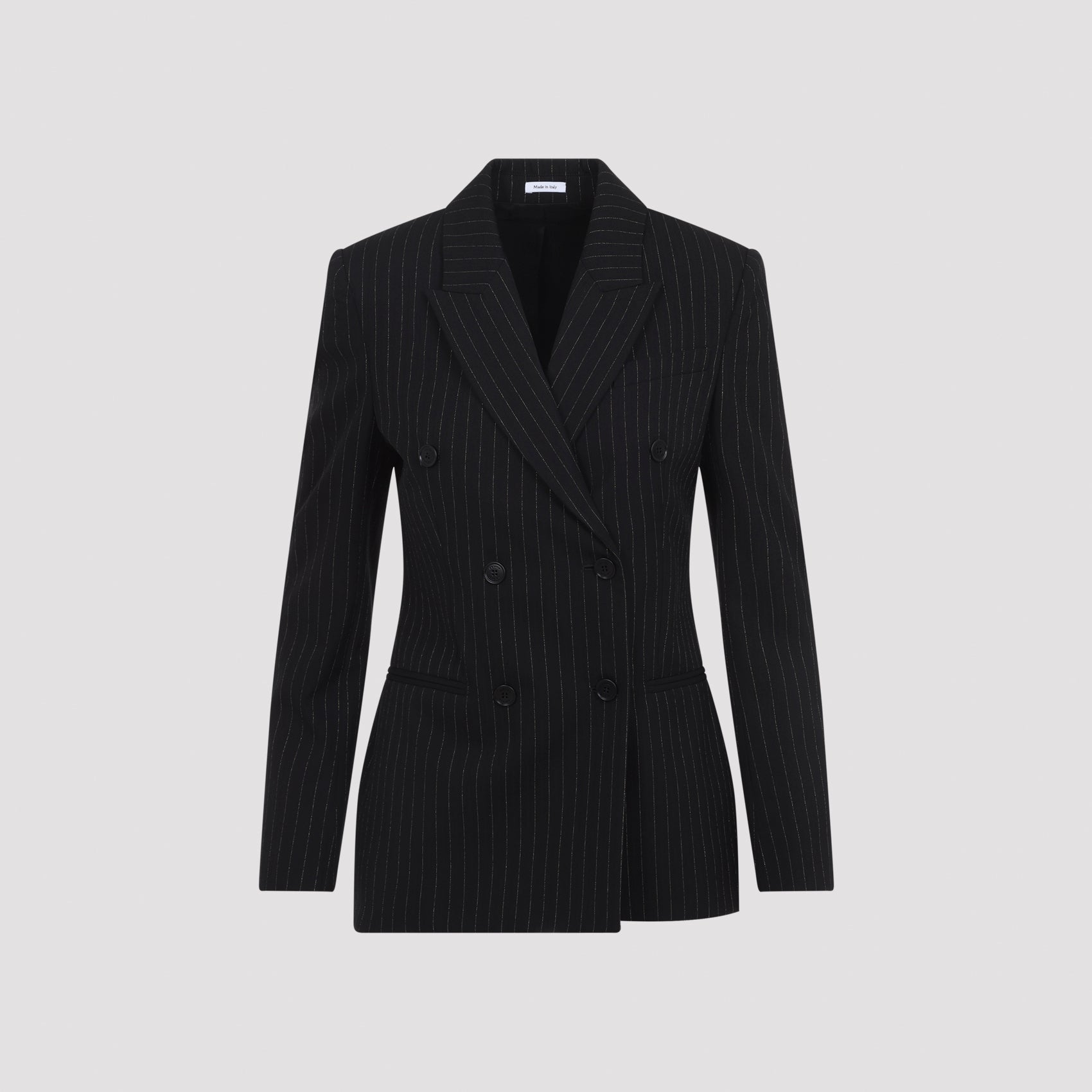 Alexander Mcqueen Pinstripe Lurex Jacket - WOMEN CLOTHING - Alexander Mcqueen - T.Luxy