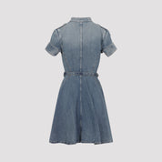 Alexander Mcqueen Denim Mini Dress - WOMEN CLOTHING - Alexander Mcqueen - T.Luxy