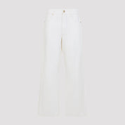 Max Mara`S Regular & straight leg - White | 5b43581d7ea31b8548427b3dc438f8fb096b8322