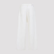 Max Mara`S Regular & straight leg - White | fd533e5e3eca3fbc5a6f19001f9374c0869f36a5