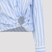 Sportmax Shirts - Blue | 1a73b6511f6fe27c81dbf6ba2297fb9083ccc567