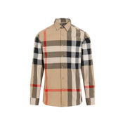 Burberry Check Cotton Shirt - MEN CLOTHING - Burberry - T.Luxy