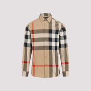 Burberry Check Cotton Shirt - MEN CLOTHING - Burberry - T.Luxy