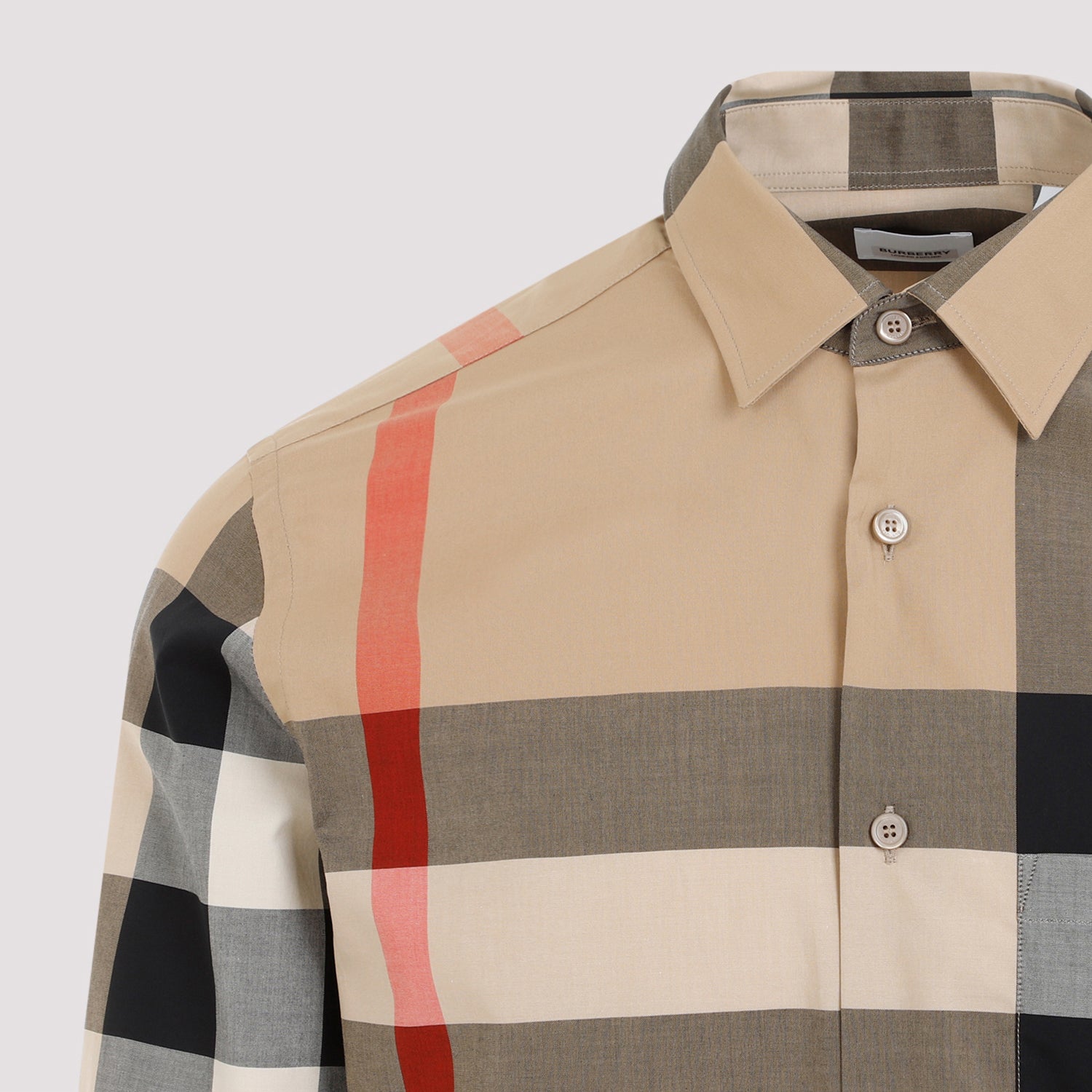 Burberry Check Cotton Shirt - MEN CLOTHING - Burberry - T.Luxy